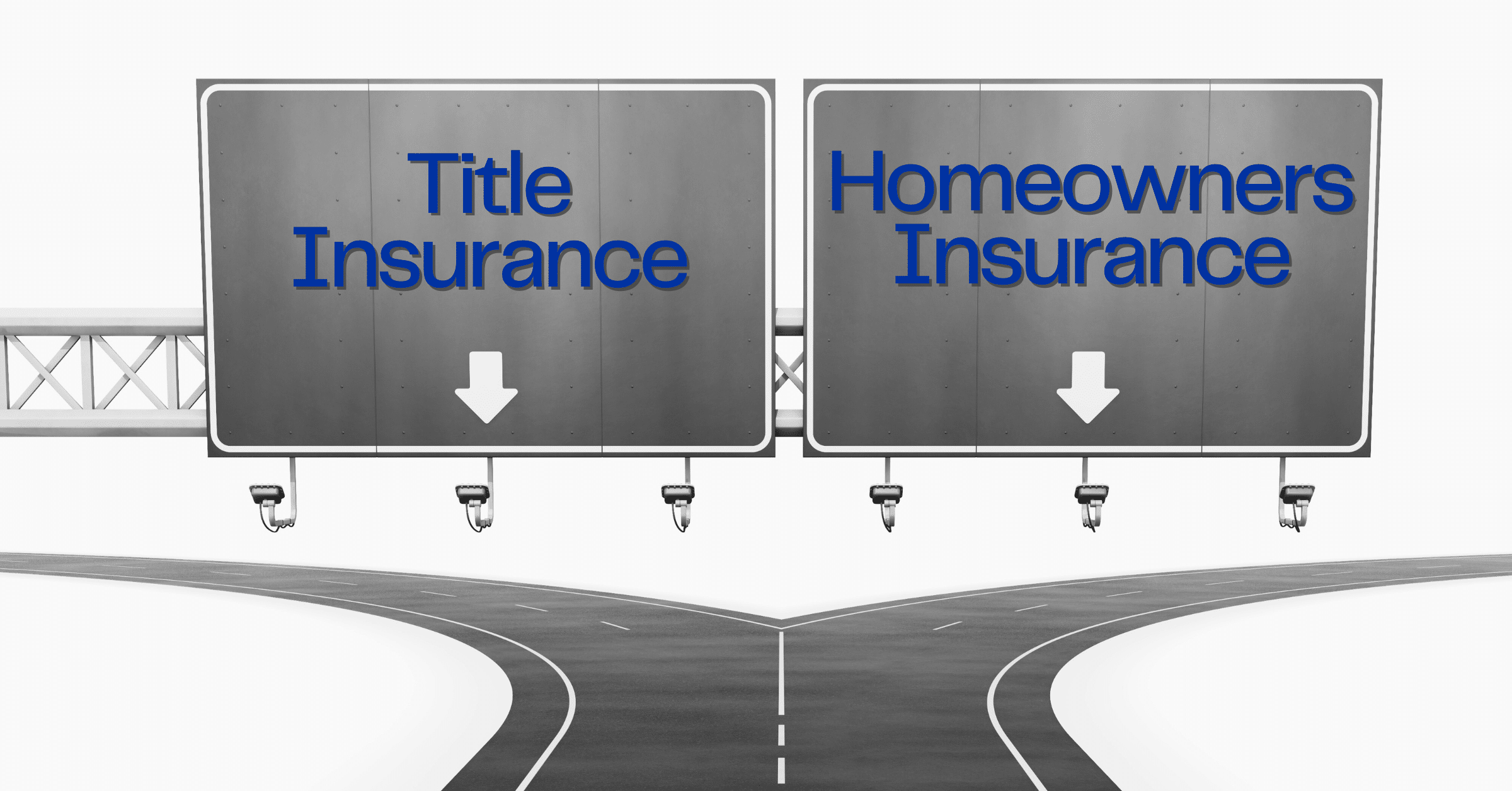 Title insurance versus homeowners insurance blog graphic